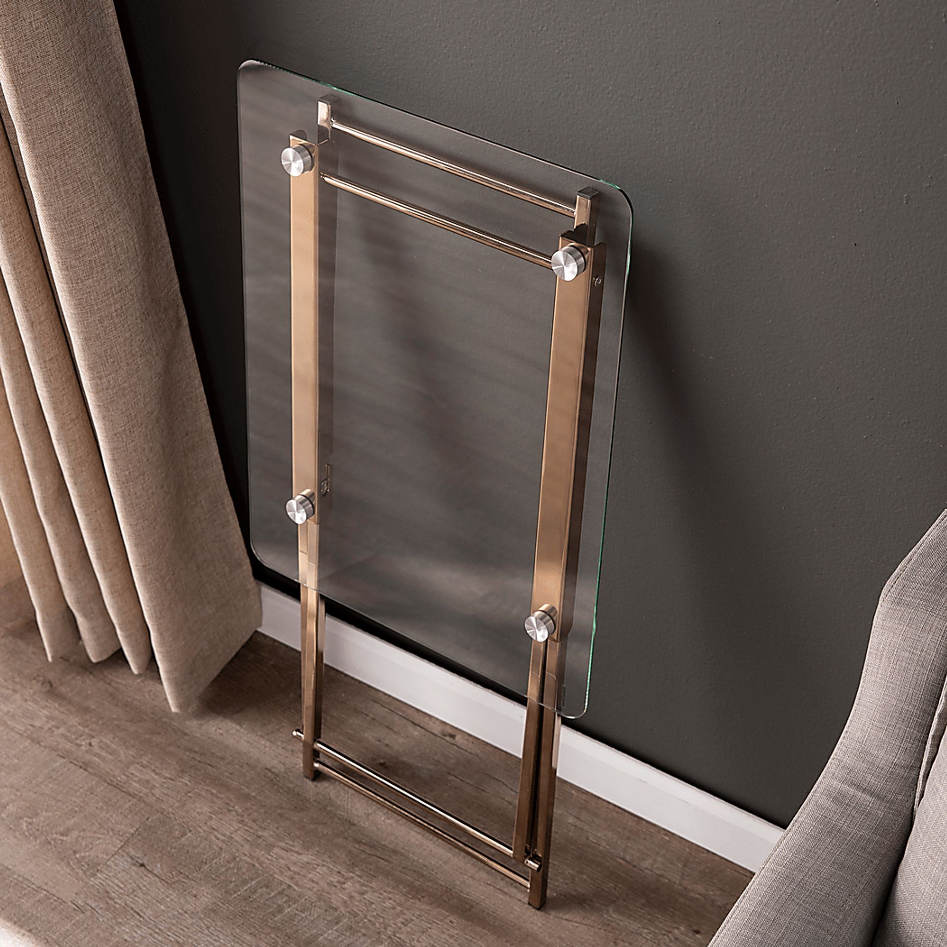 Gentillylane Champagne Accent Table - Image 3
