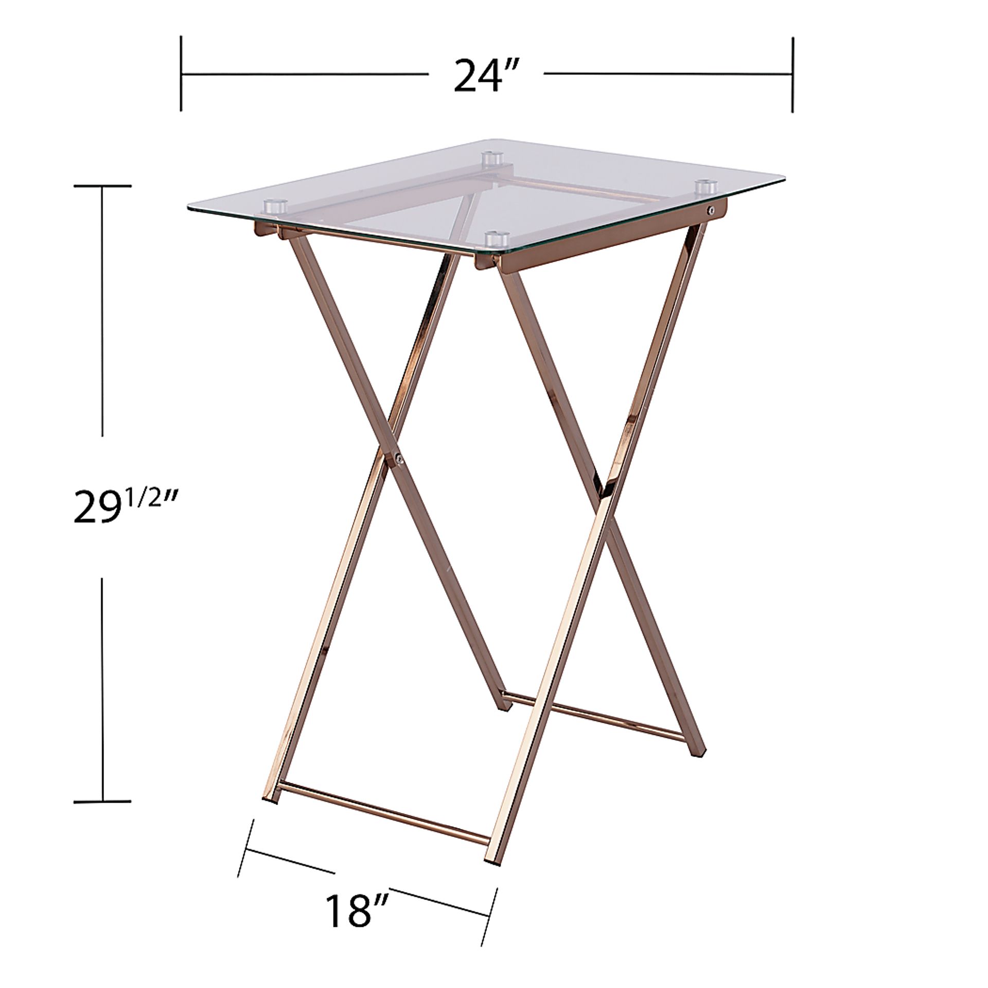 Gentillylane Champagne Accent Table - Image 5
