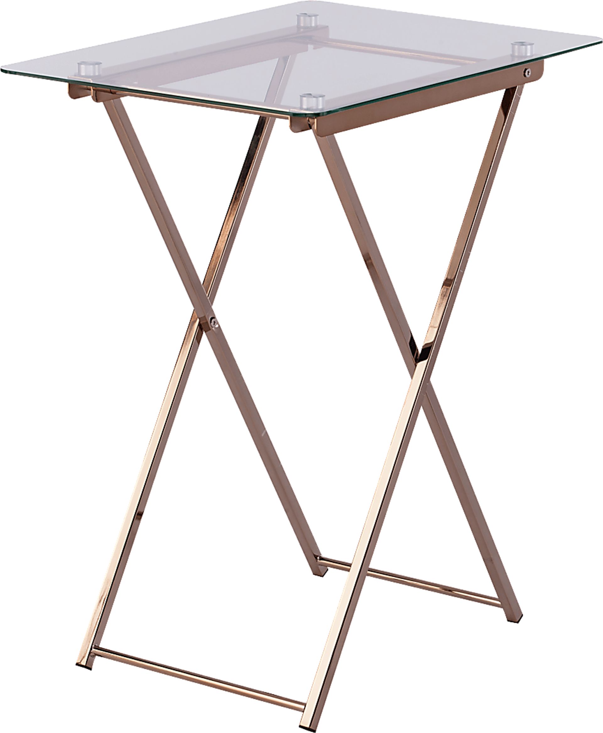 Gentillylane Champagne Accent Table - Image 1