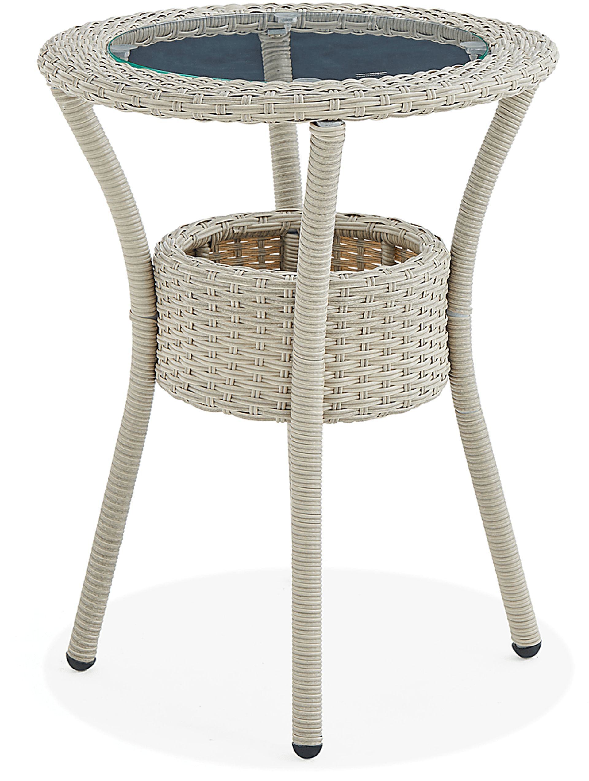Gentle Doe Beige Outdoor End Table - Image 2