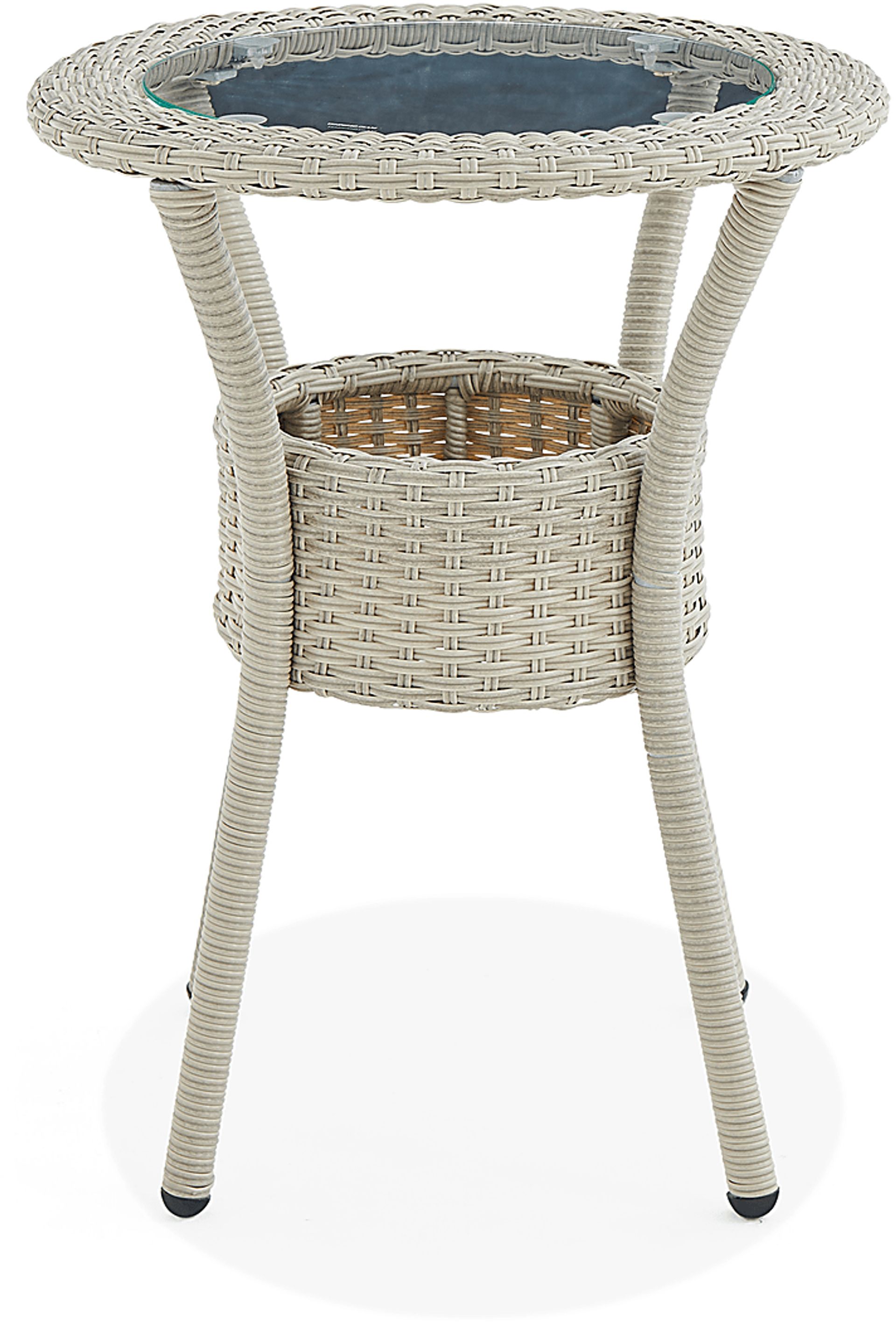 Gentle Doe Beige Outdoor End Table - Image 3