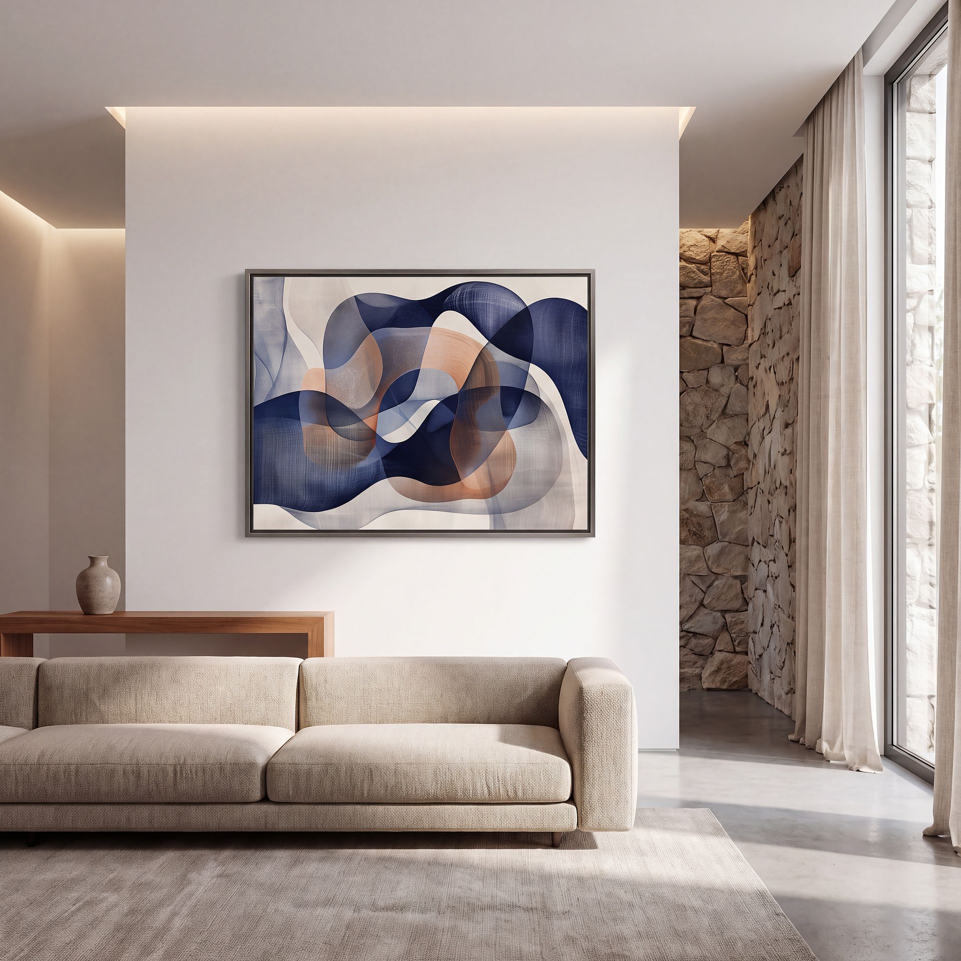 Genuardi Blue Artwork - Image 3