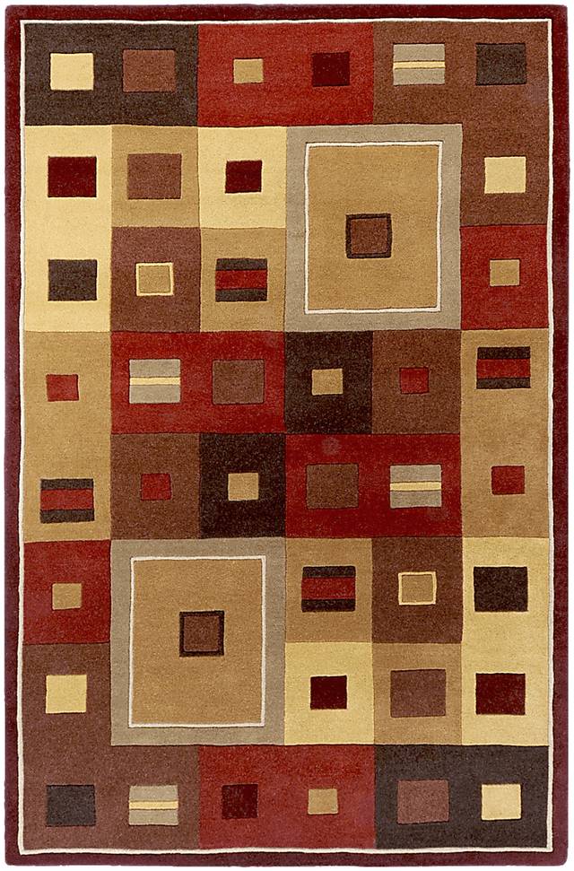 Geo Squares 8 x 11 Rug - Thumbnail - Image 1