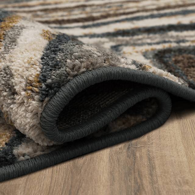 Geode Gray 9'5 x 12'9 Rug - Thumbnail - Image 5