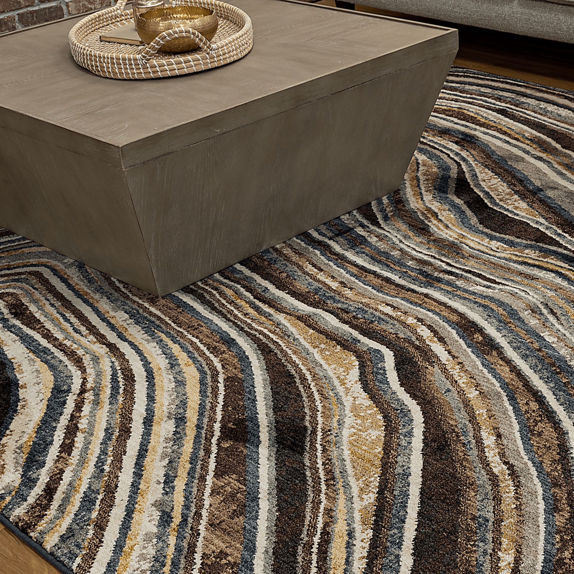 Geode Gray 9'5 x 12'9 Rug - Image 7