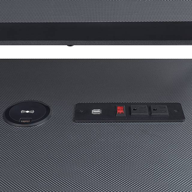 Geordi Black Gaming Desk - Thumbnail - Image 8