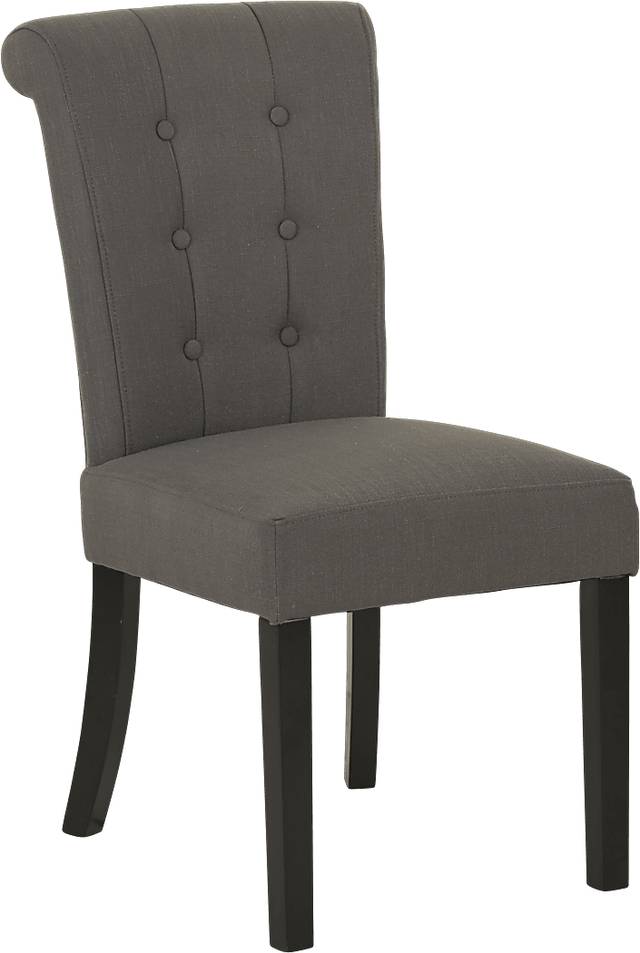 Orland Park Black 5 Pc Dining Set with Gray Chairs - Thumbnail - Image 4