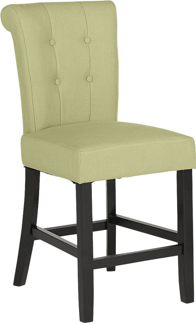 Orland Park Black 5 Pc Counter Height Dining Set with Green Stools - Thumbnail - Image 4