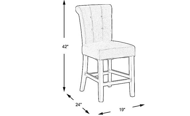 Dimension Image. Please refer to the Dimension Tab on this page for dimension details.