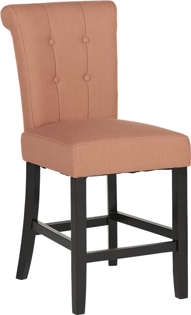 Georgiana Orange Counter Height Stool - Thumbnail - Image 1