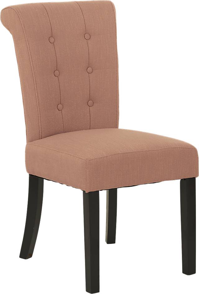 Orland Park Black 5 Pc Dining Set with Orange Chairs - Thumbnail - Image 4
