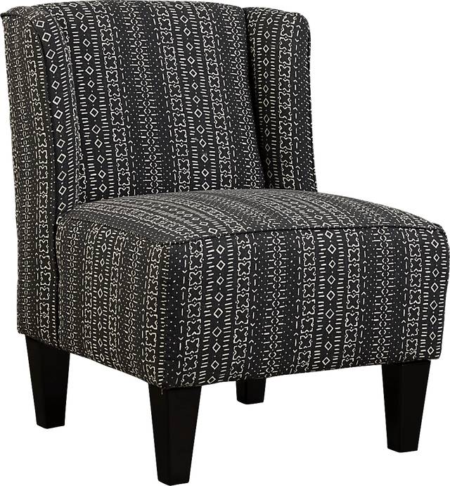Georgie Dark Gray Accent Chair - Thumbnail - Image 1