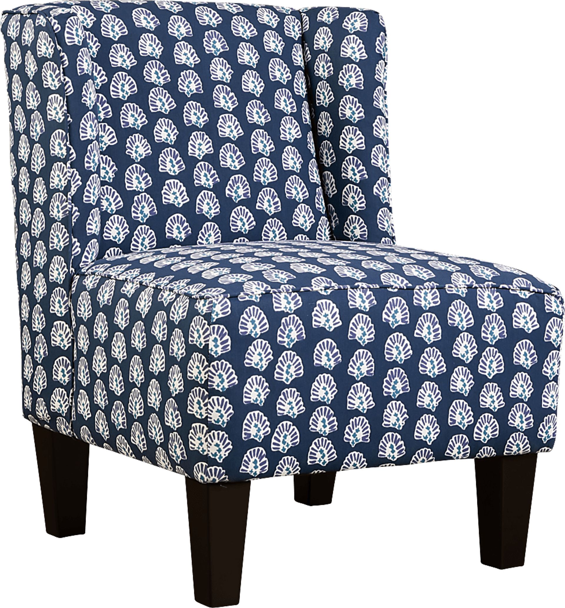 Georgie Navy Accent Chair - Image 1