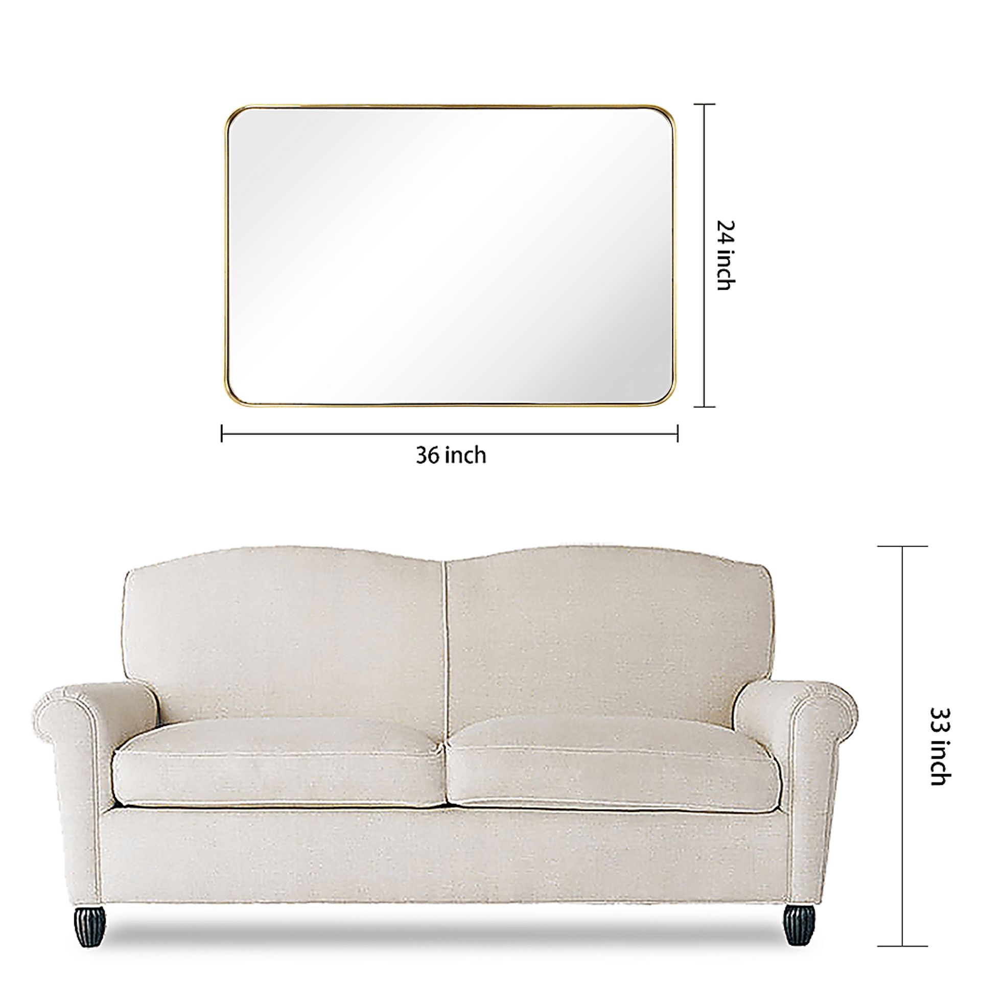 Gepke II Gold Mirror - Image 13