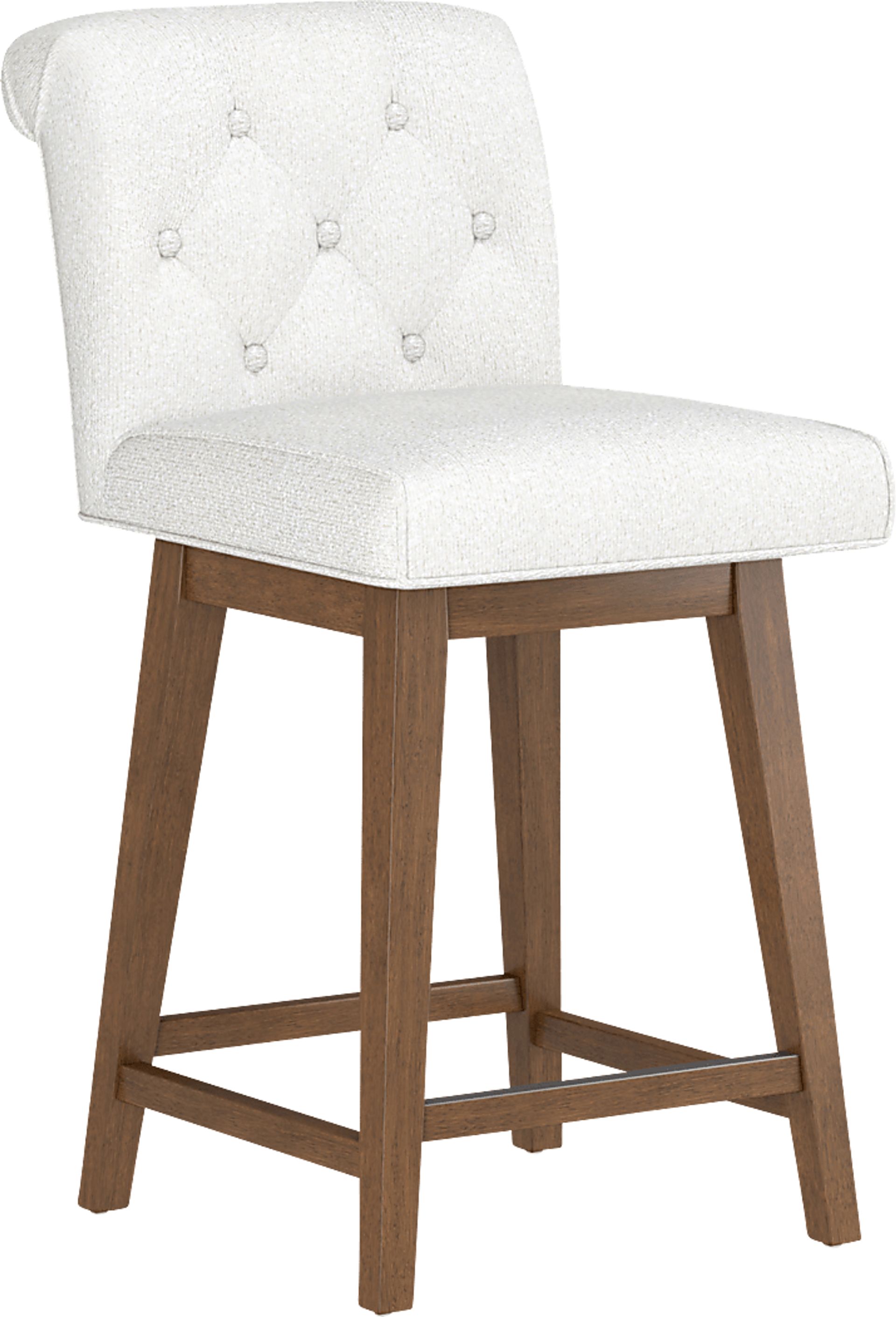 Geral White Counter Height Adjustable Stool - Image 7