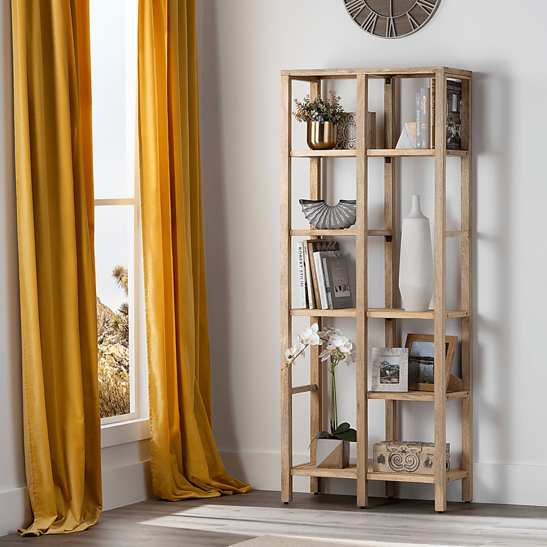 Geralynn Light Brown Bookcase - Image 2