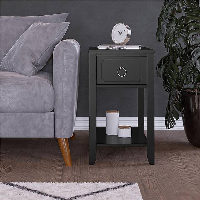 Gereon Black End Table - Thumbnail - Image 4