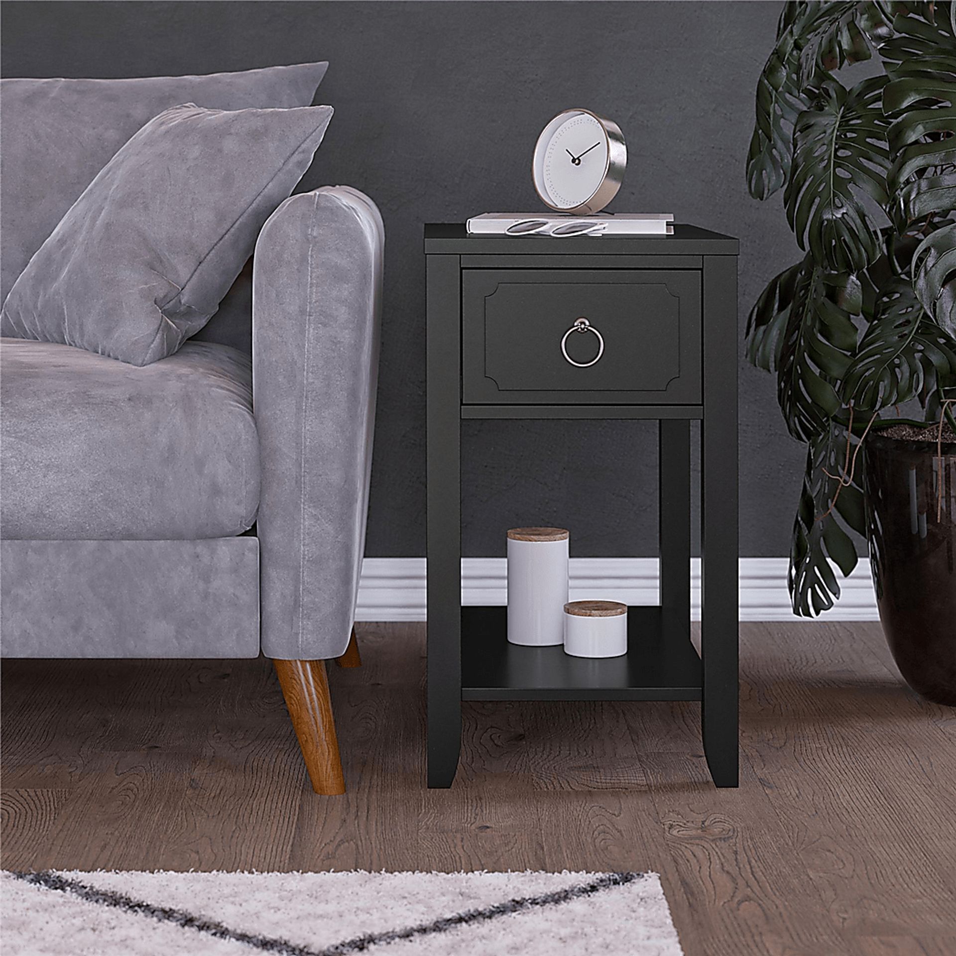 Gereon Black End Table - Image 4