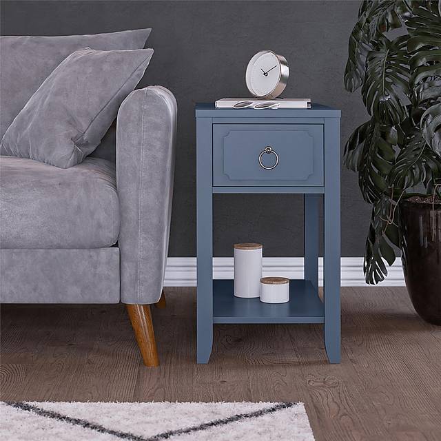 Gereon Blue End Table - Thumbnail - Image 2