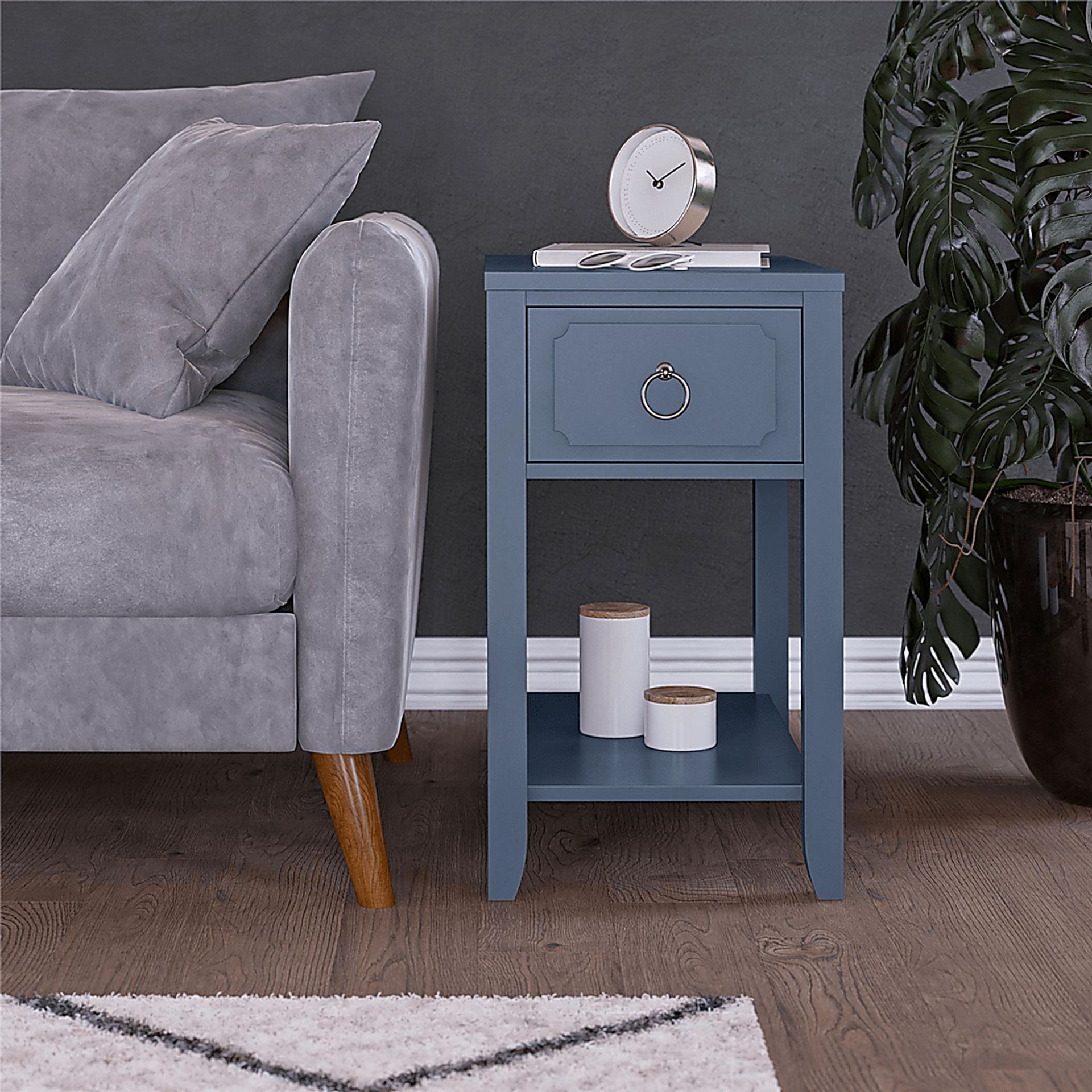 Gereon Blue End Table - Image 2