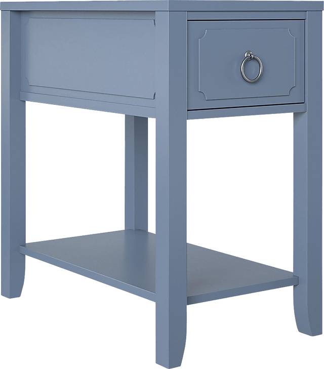 Gereon Blue End Table - Thumbnail - Image 1
