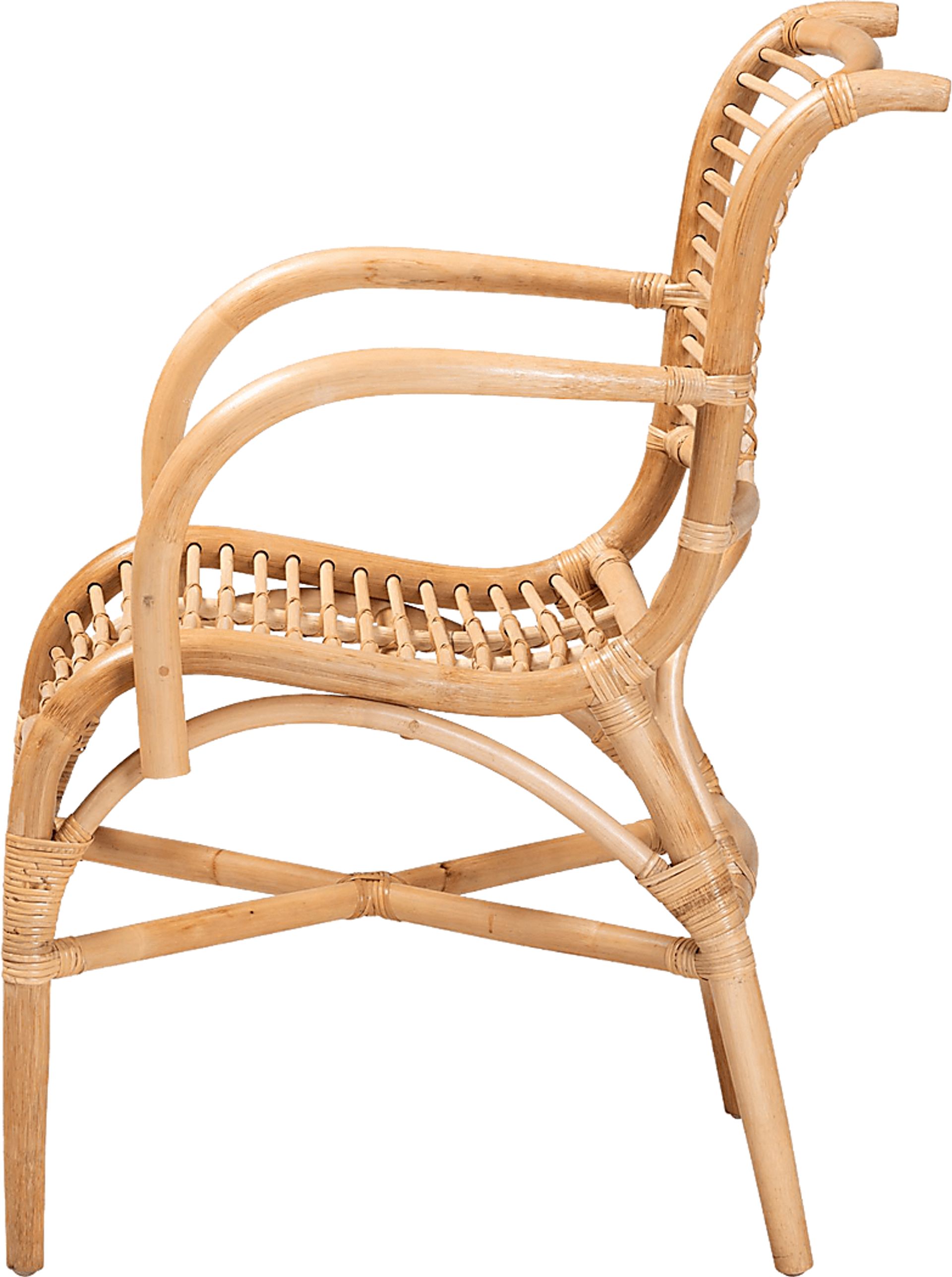 Gerlaugh Natural Arm Chair - Image 5