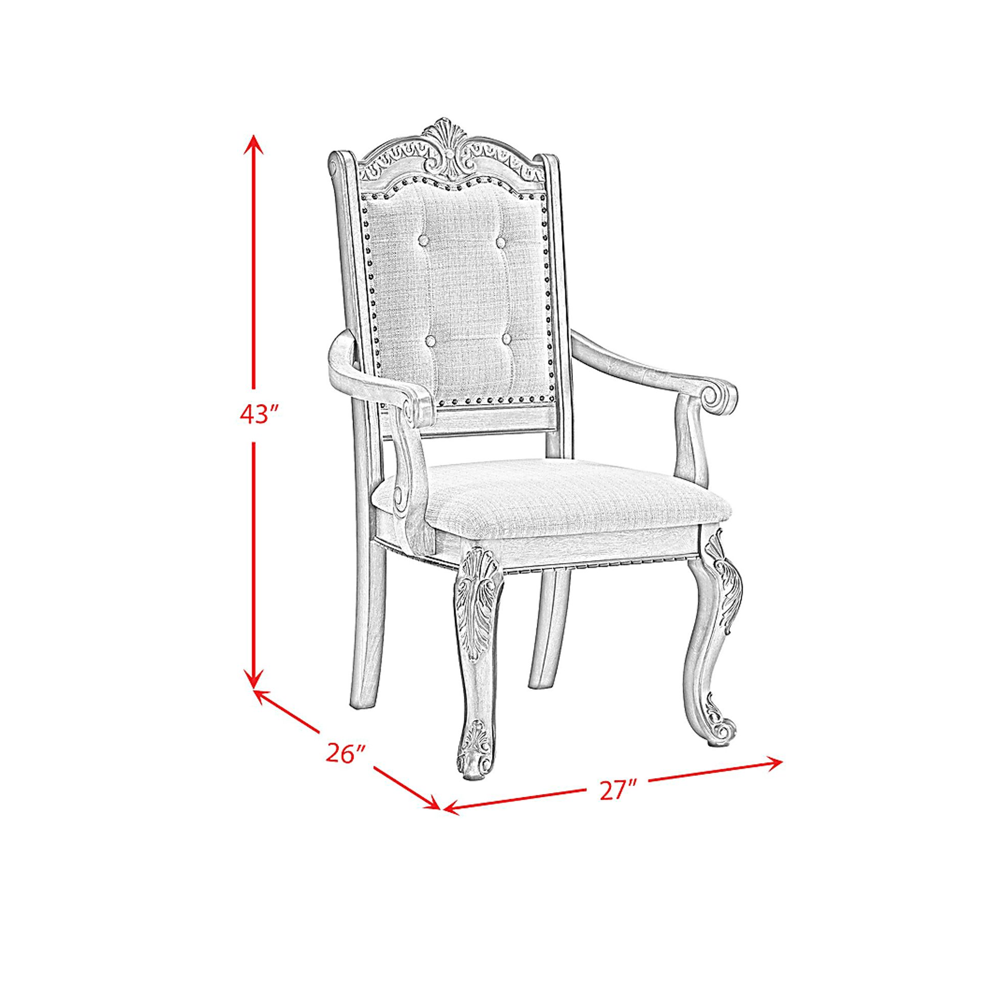 Germa Brown Side Chair, Set of 2 - Image 3