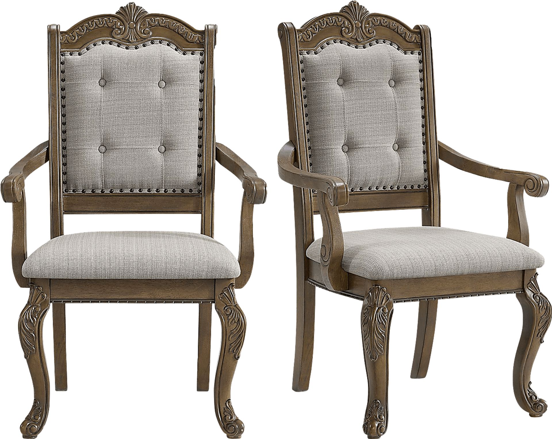 Germa Brown Side Chair, Set of 2 - Image 8