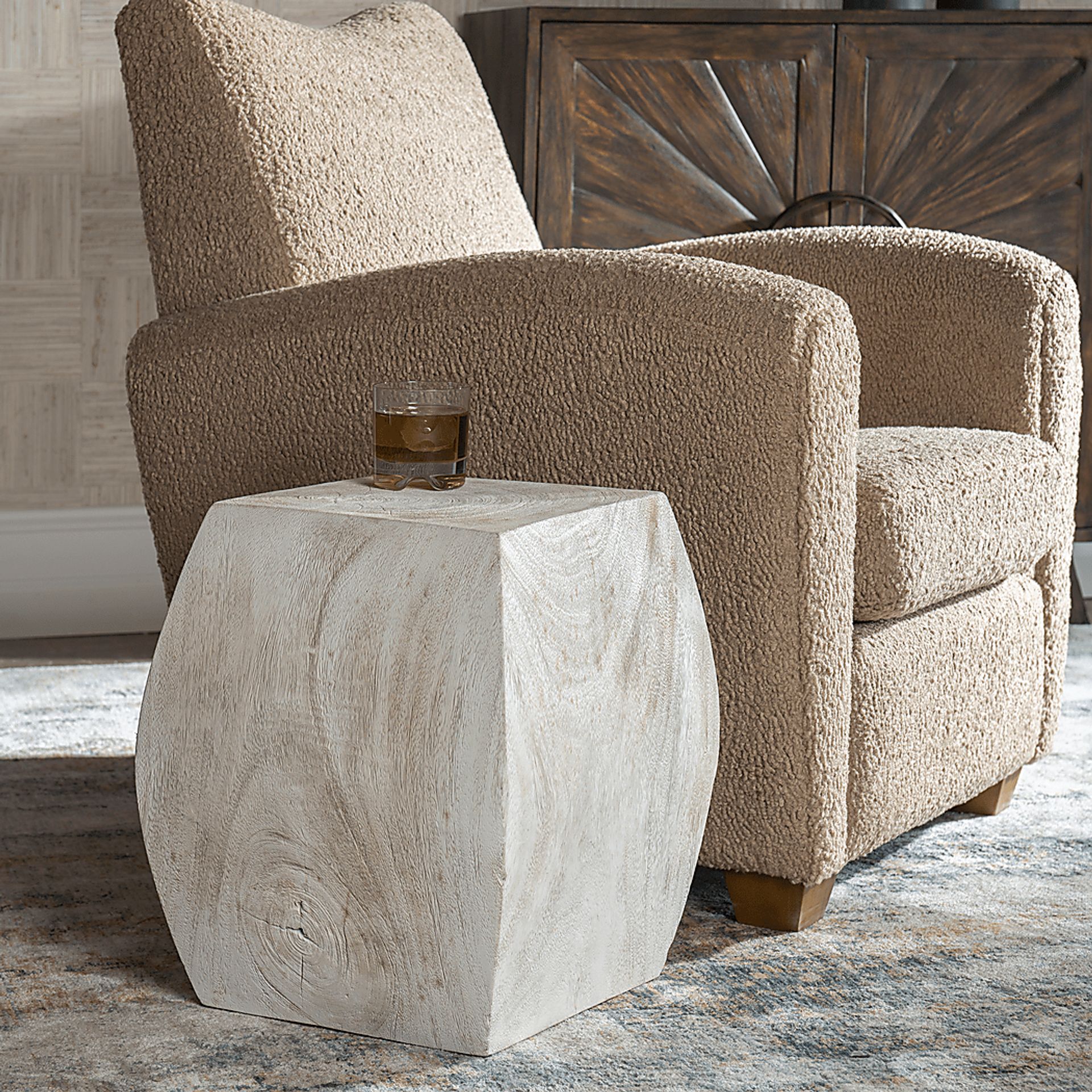 Gerrols Beige Stool - Image 2