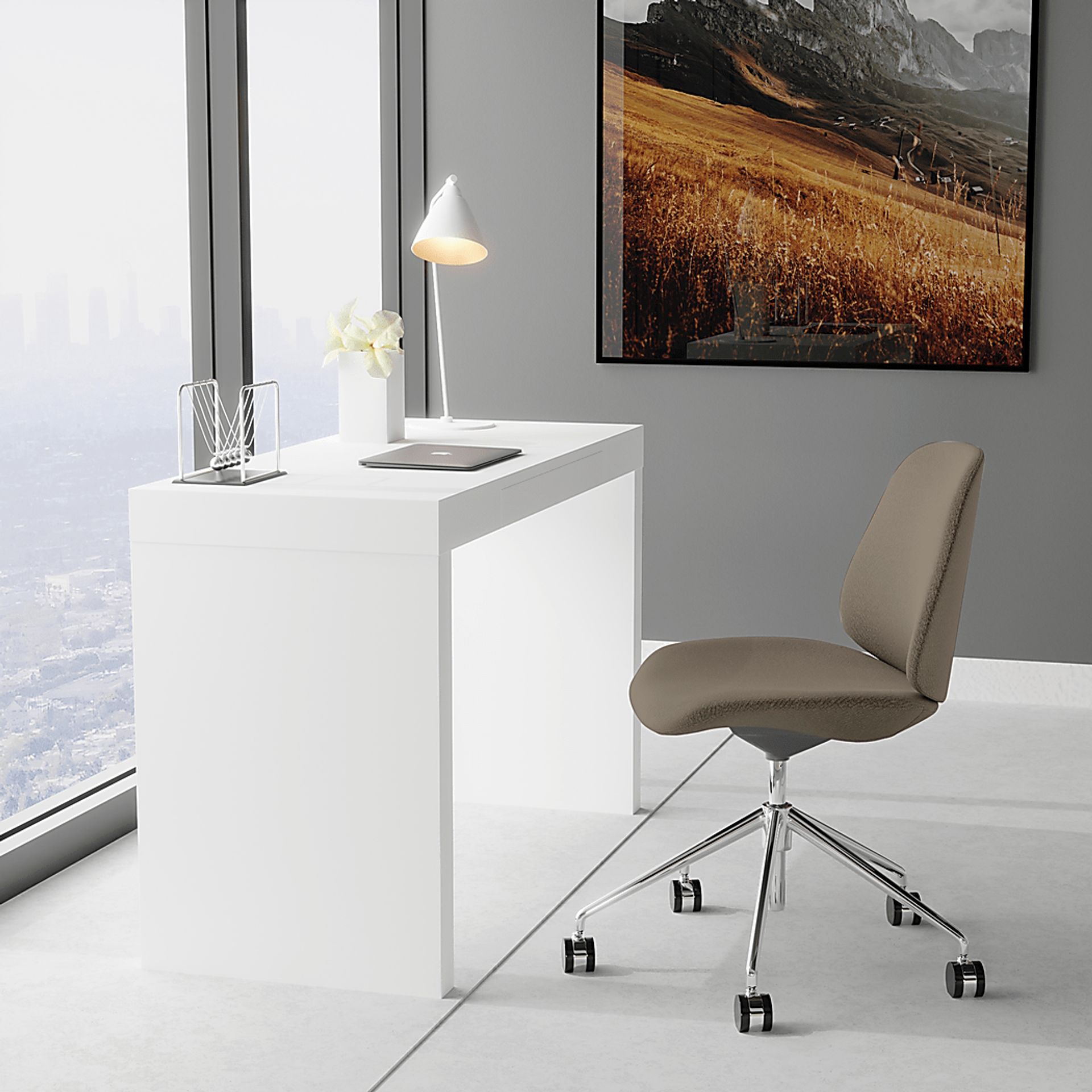 Gershwin White Desk - Image 2