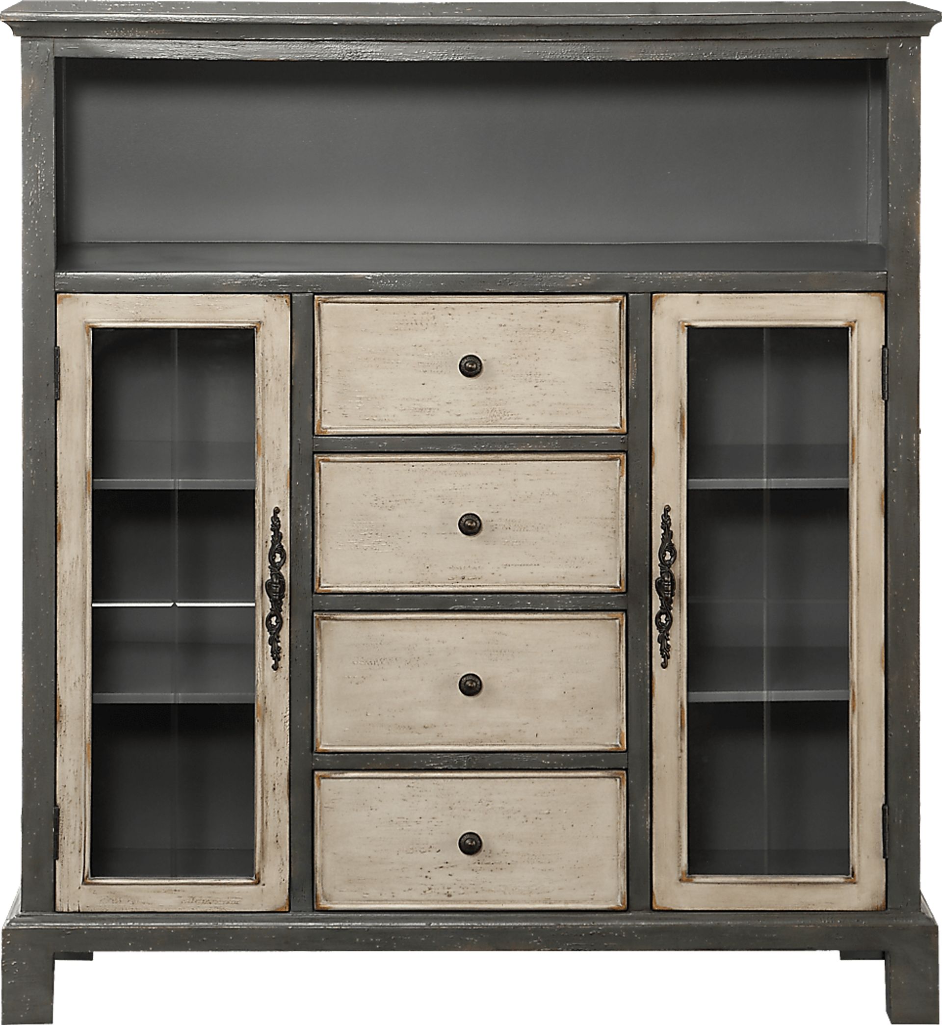 Gertrude Gray Accent Cabinet - Image 3