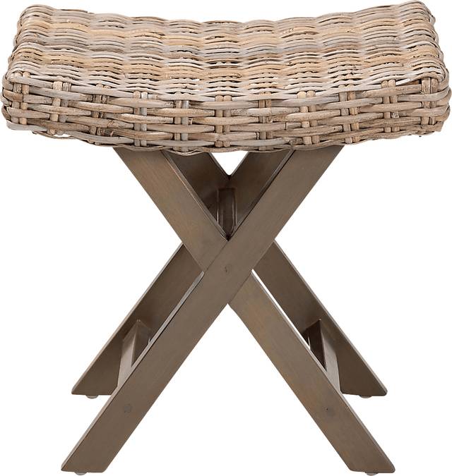 Geurin Taupe Ottoman - Thumbnail - Image 3