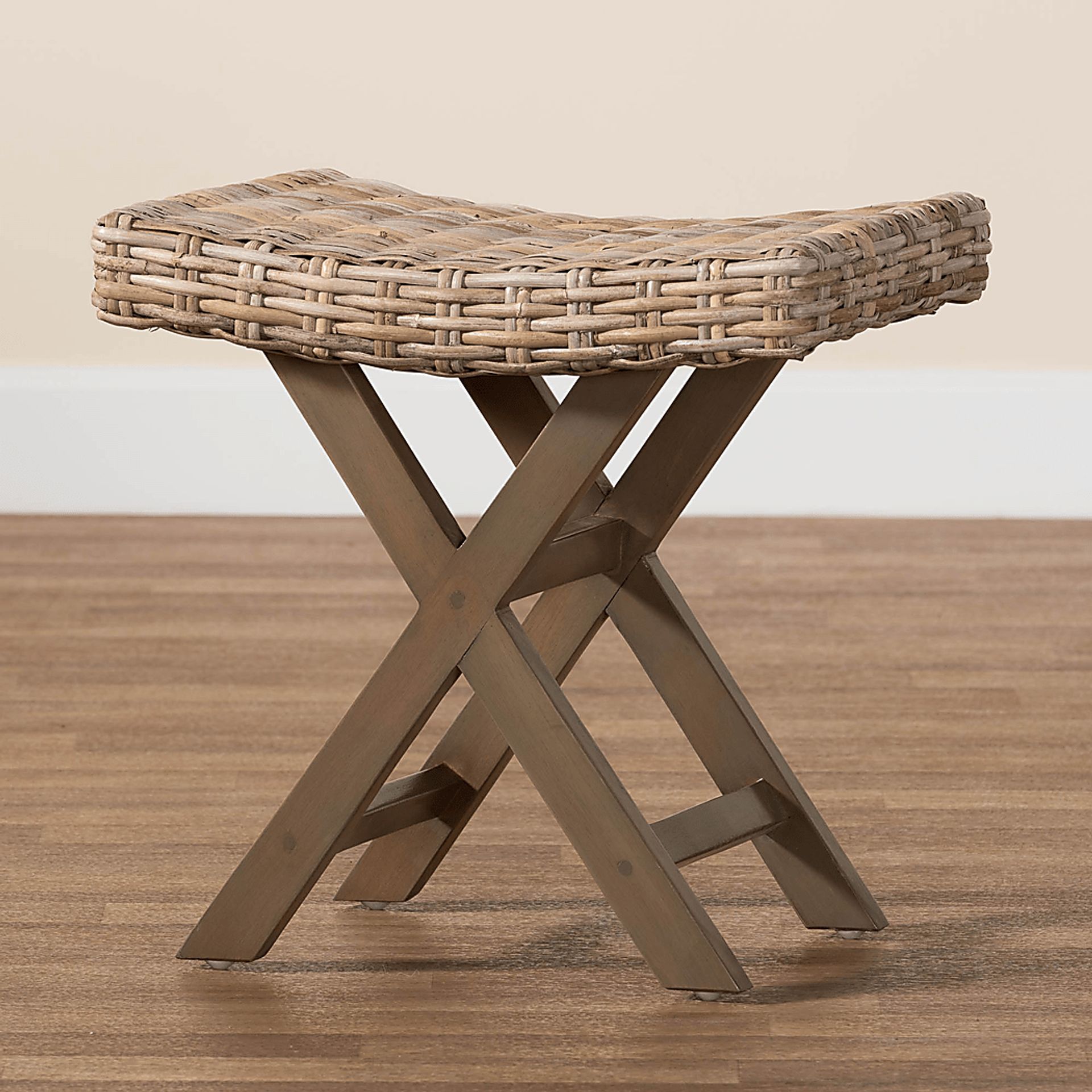 Geurin Taupe Ottoman - Image 7