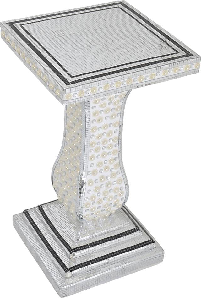 Ghada White Accent Table - Thumbnail - Image 2