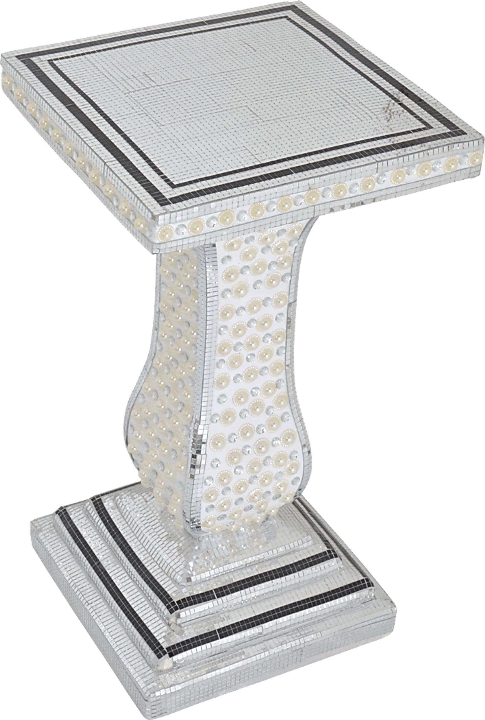 Ghada White Accent Table - Image 2