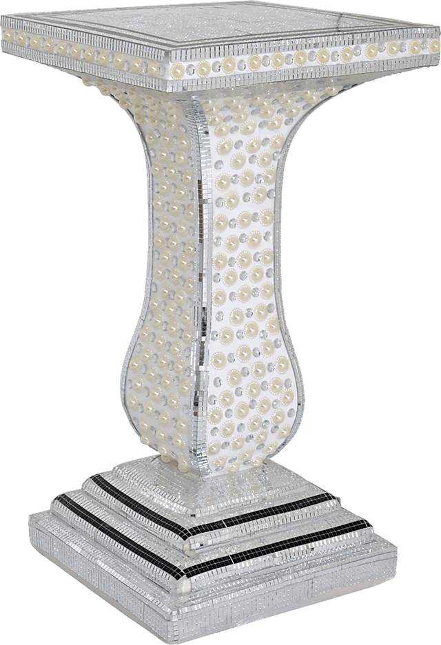 Ghada White Accent Table - Thumbnail - Image 1