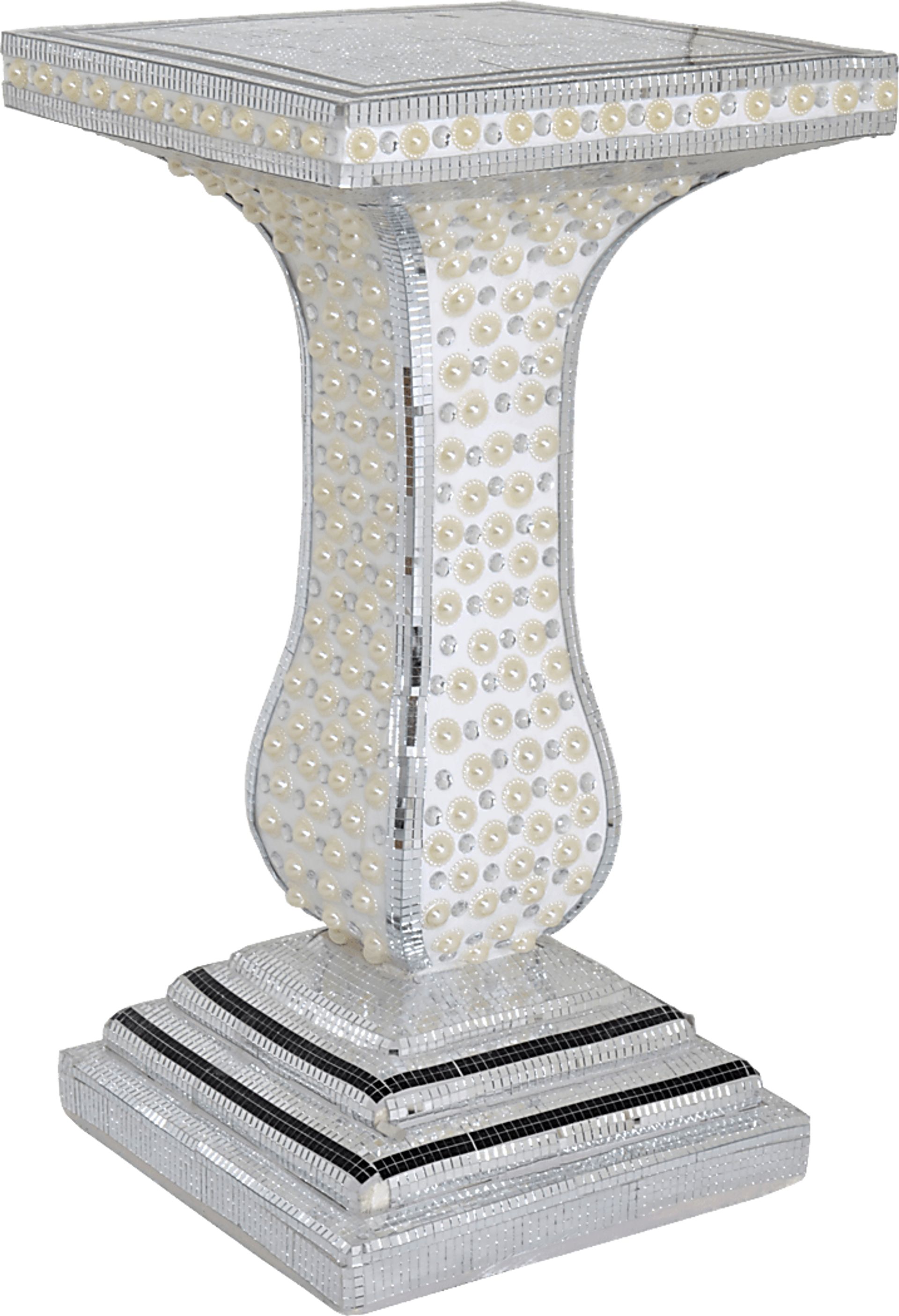 Ghada White Accent Table - Image 1