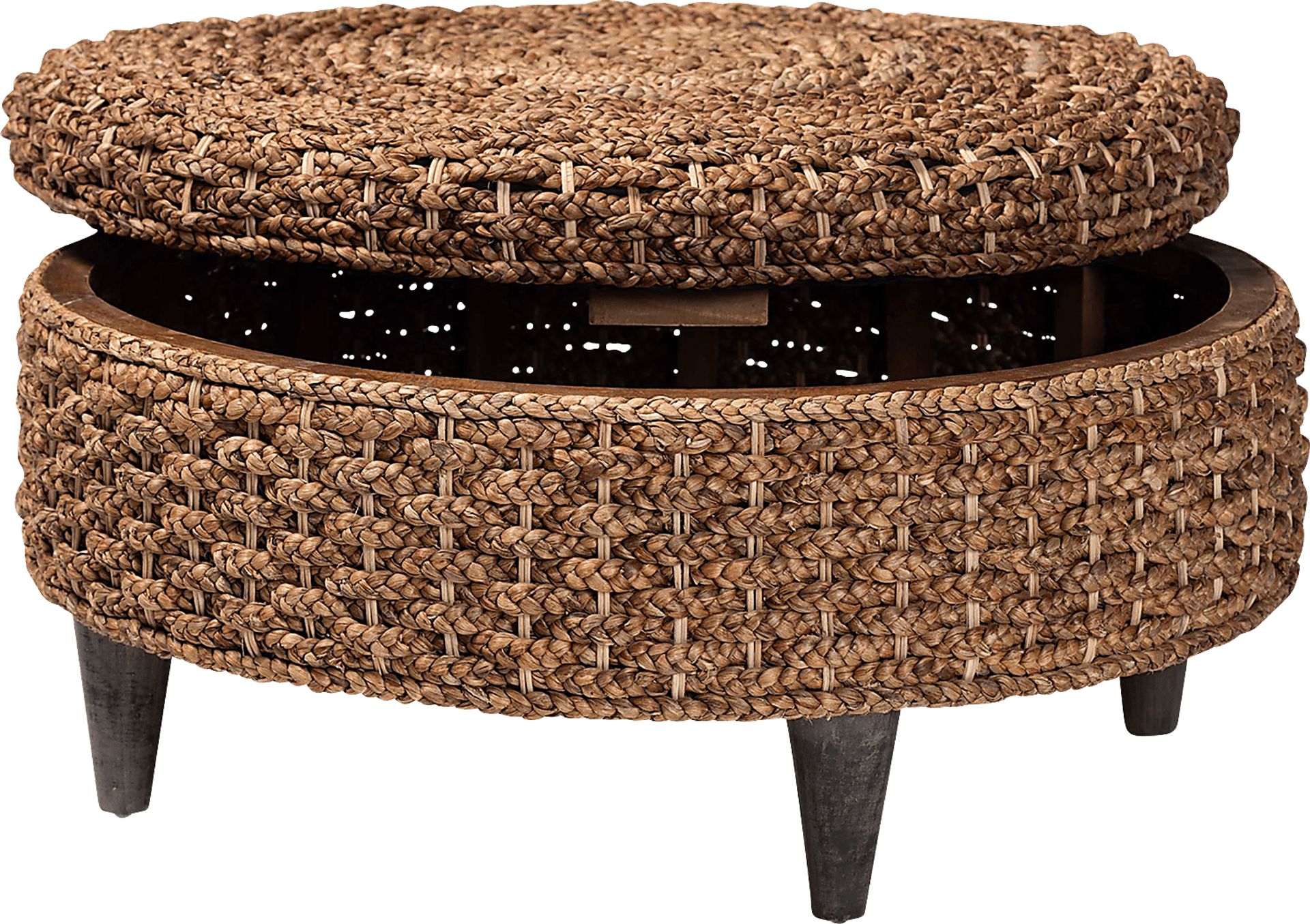 Ghostnite Brown Storage Ottoman - Image 7