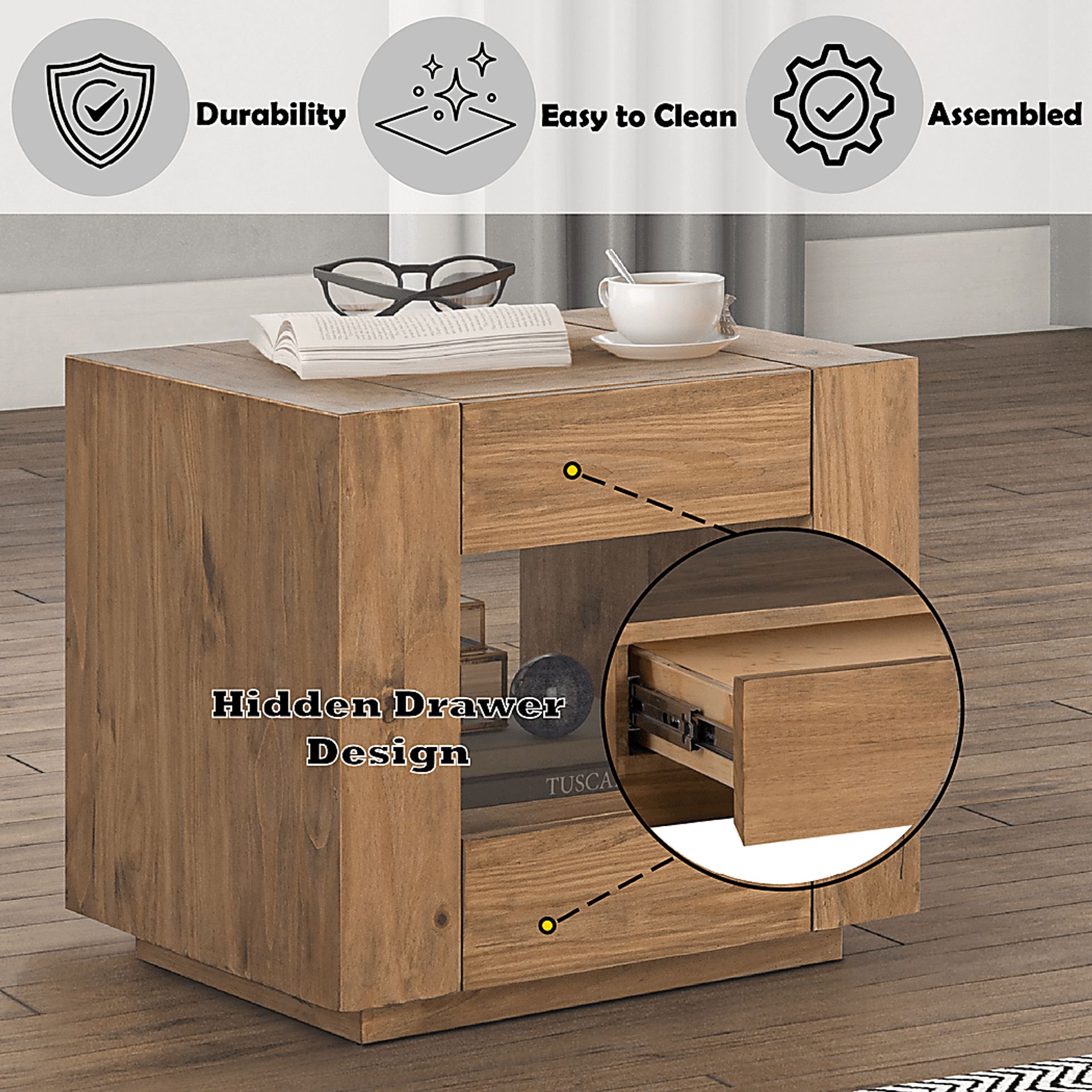 Giacomoy Brown End Table - Image 9