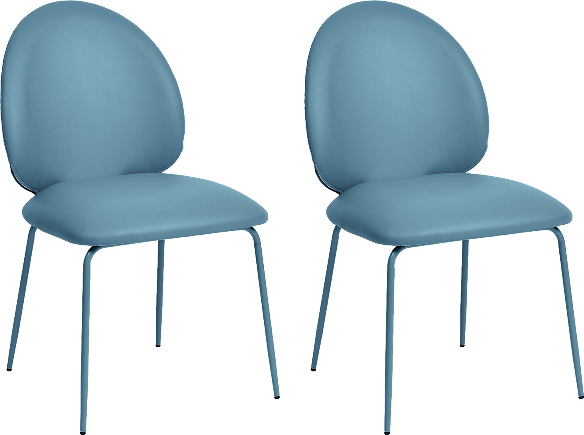 Giammona Blue Side Chair, Set of 2 - Image 1