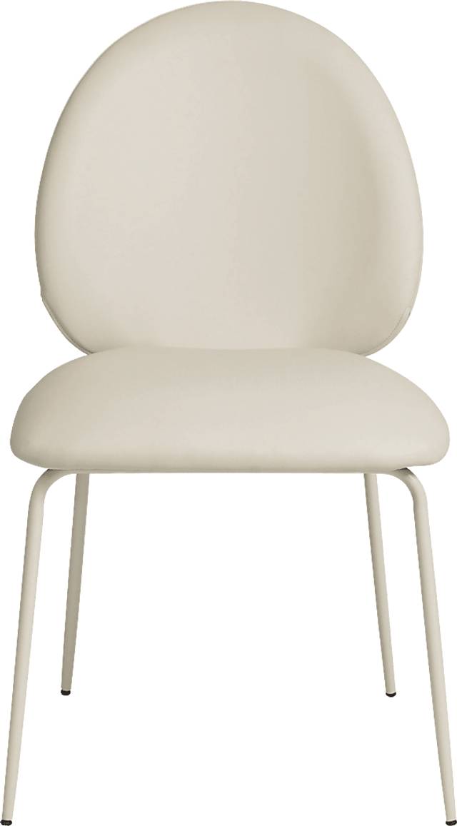Giammona Cream Side Chair, Set of 2 - Thumbnail - Image 3