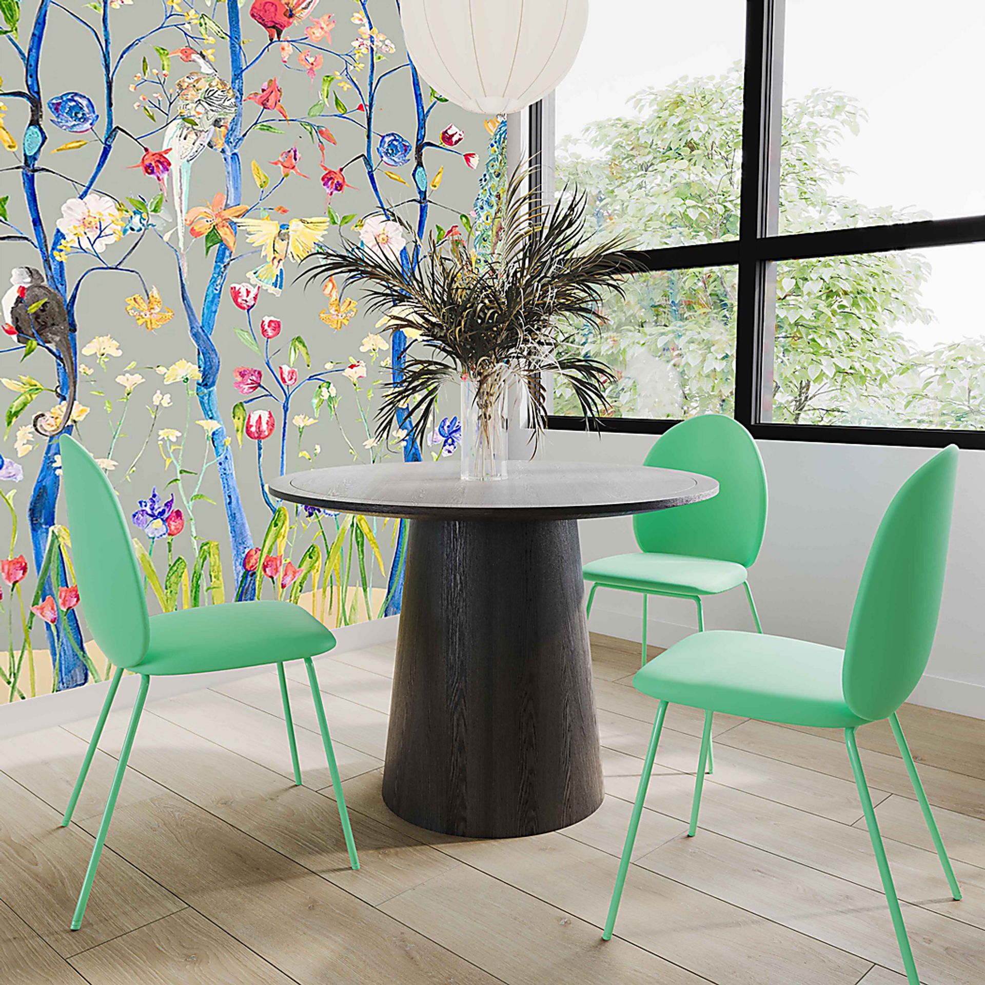 Giammona Green Side Chair, Set of 2 - Image 2