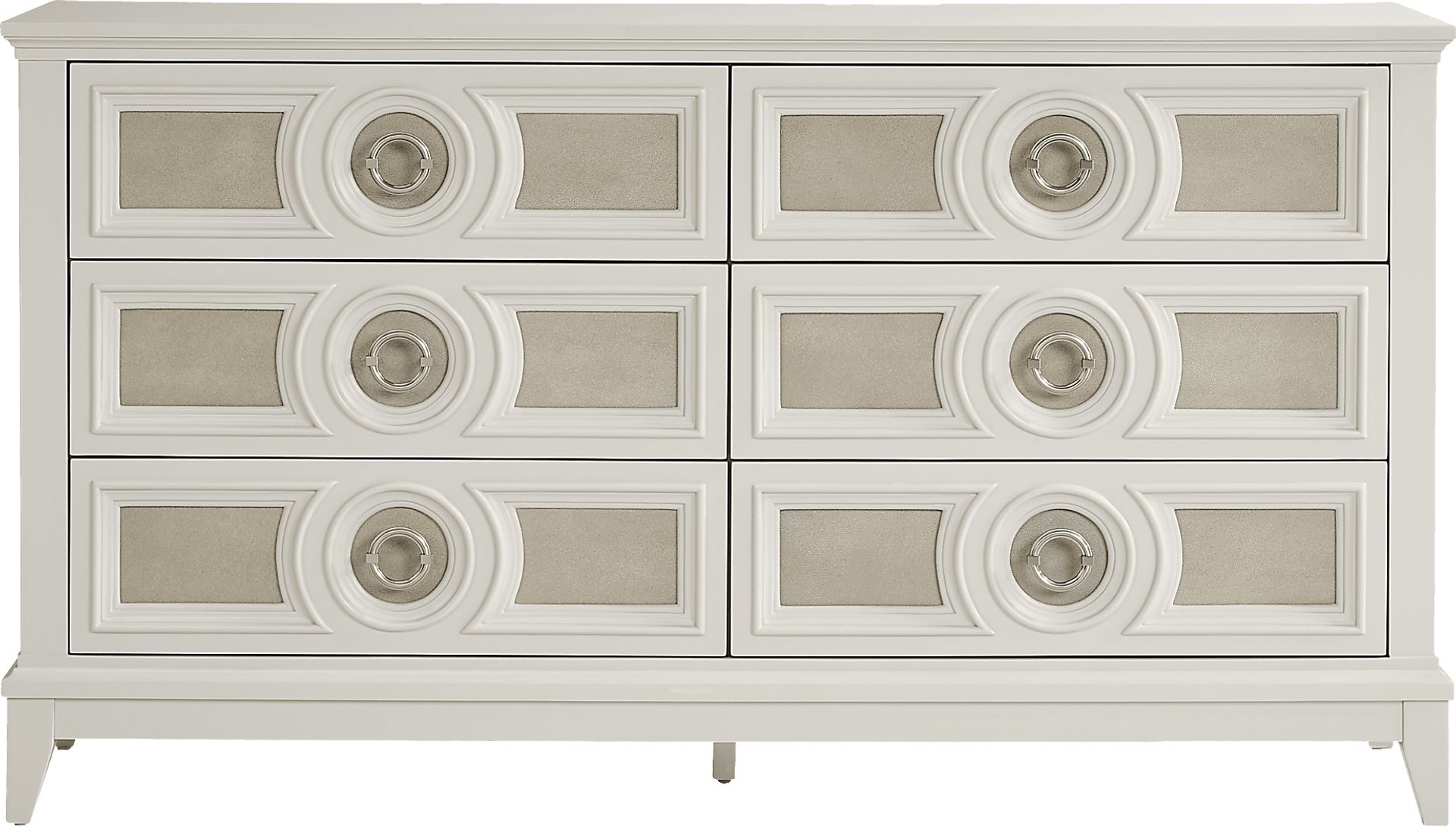 Gianna Lane Ivory 5 Pc Queen Panel Bedroom - Image 5