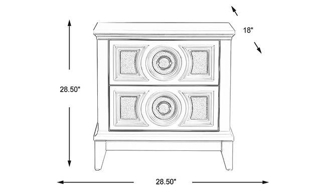 Dimension Image. Please refer to the Dimension Tab on this page for dimension details.