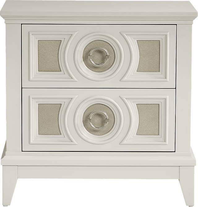 Gianna Lane Ivory 7 Pc King Panel Bedroom - Thumbnail - Image 9
