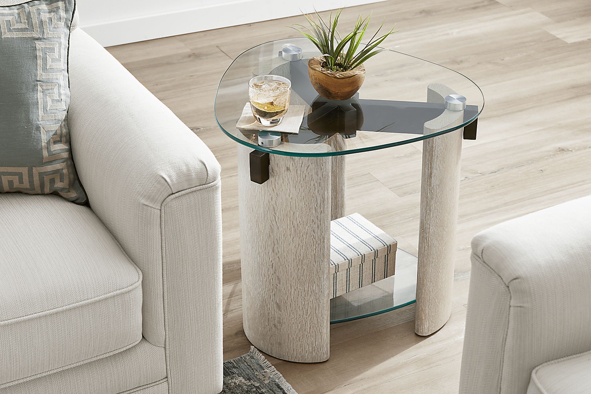 Giannis Brown End Table - Image 2