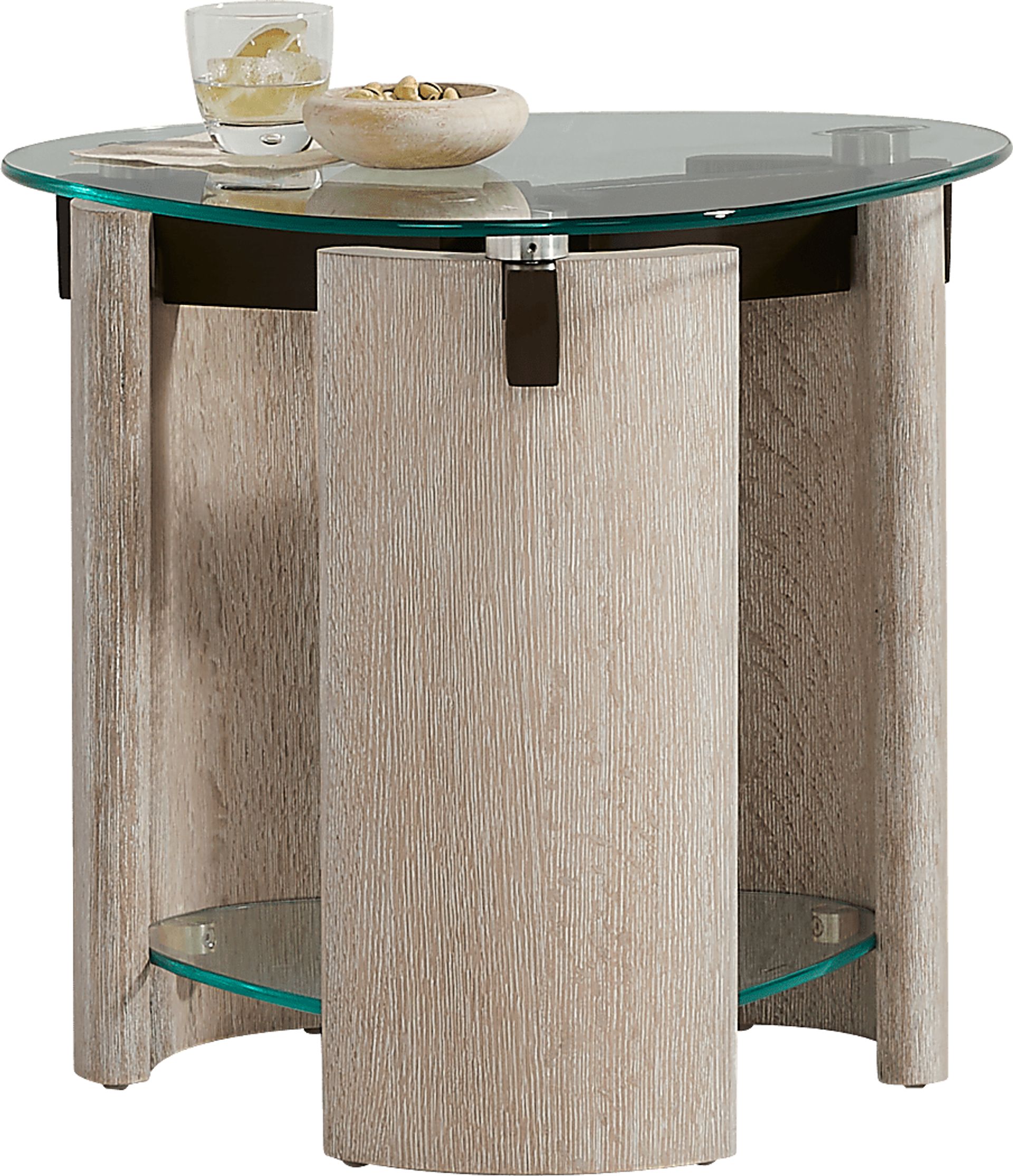 Giannis Brown End Table - Image 3