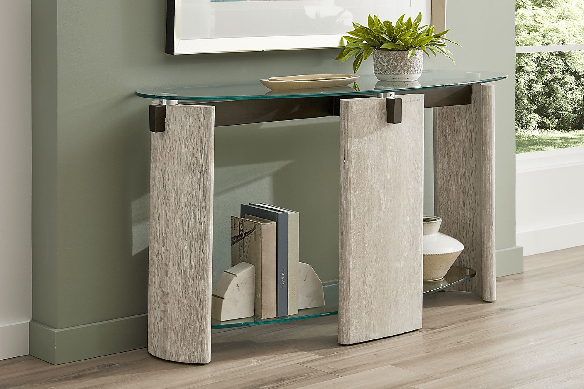 Giannis Brown Sofa Table - Image 2