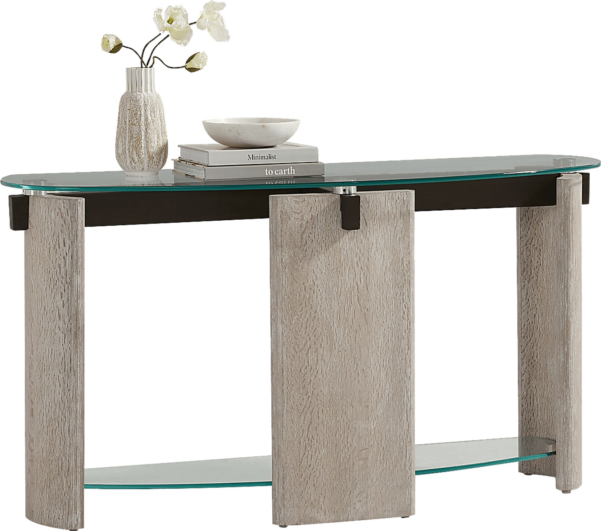 Giannis Brown Sofa Table - Image 4