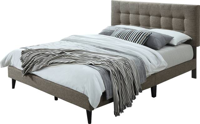 Gibney Brown King Bed - Thumbnail - Image 1